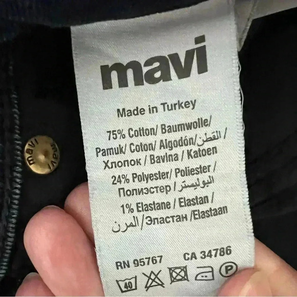 Mavi Marcus Jeans Size 34x34 slim straight hottie, comfy, rugged, recycled blue - Picture 3 of 7